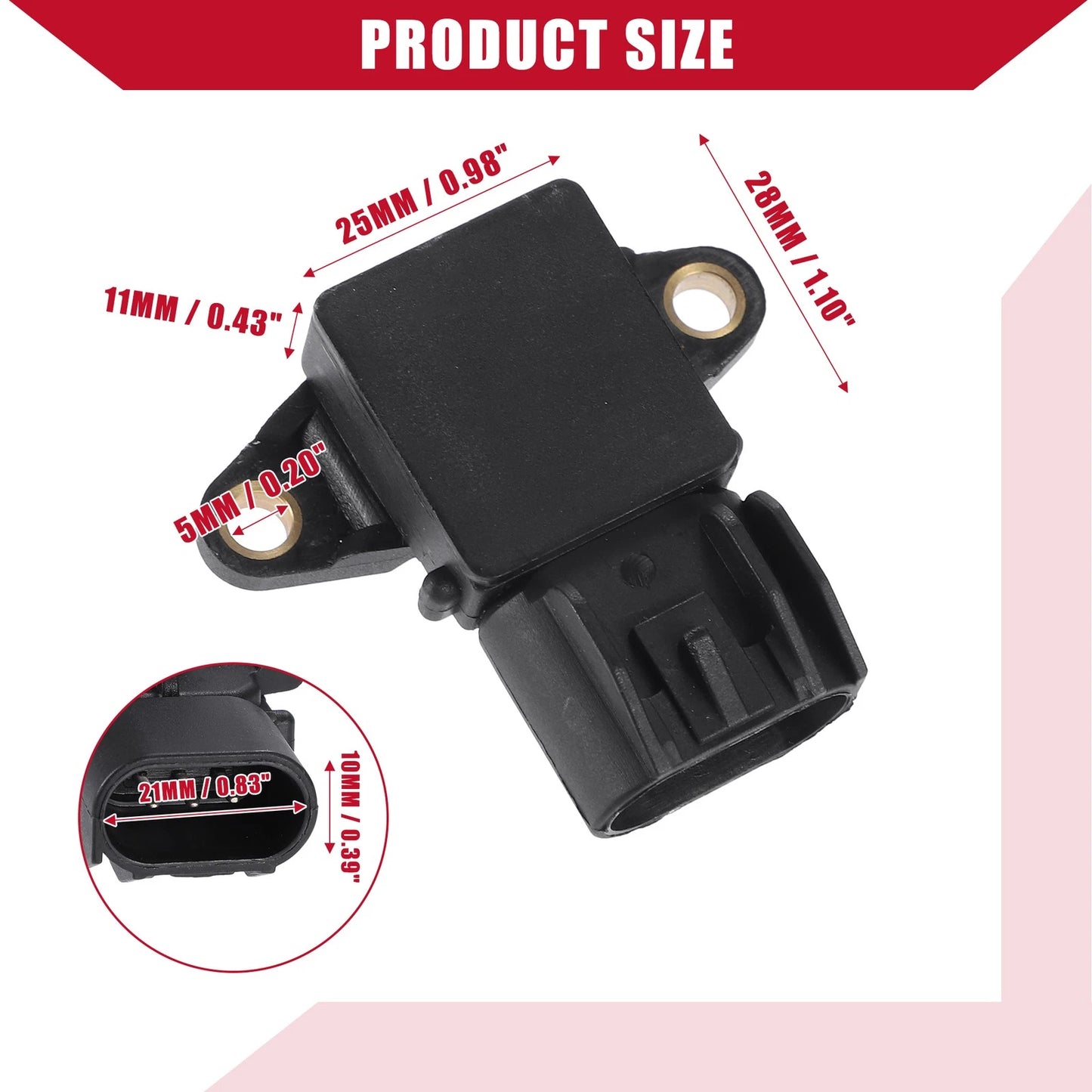 MAP Manifold Absolute Pressure Sensor for Jeep Liberty (2004-2012)