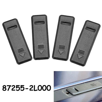 4 x Roof Water Rail Rack Moulding Clip Covers for Hyundai Elantra (2011-2015)