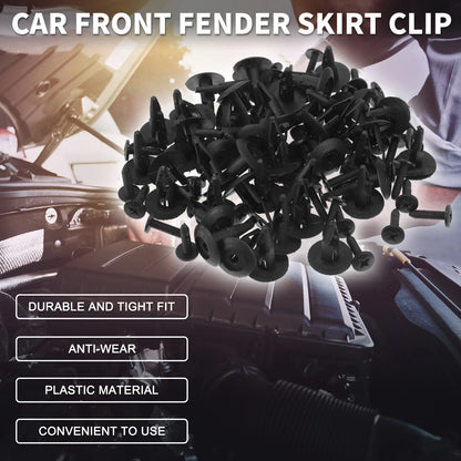 Front Fender Skirt Clips 2 x for Ford Edge, Escort (2007-2014, 1981-2003)
