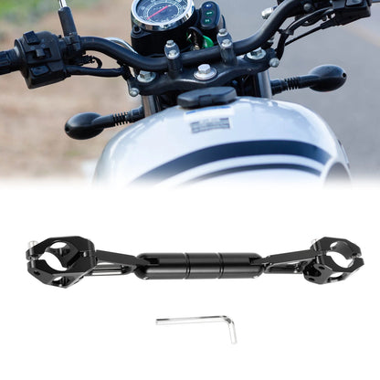 Cross Bar / 1 Set / Adjustable Handlebars for Motorcycle Black