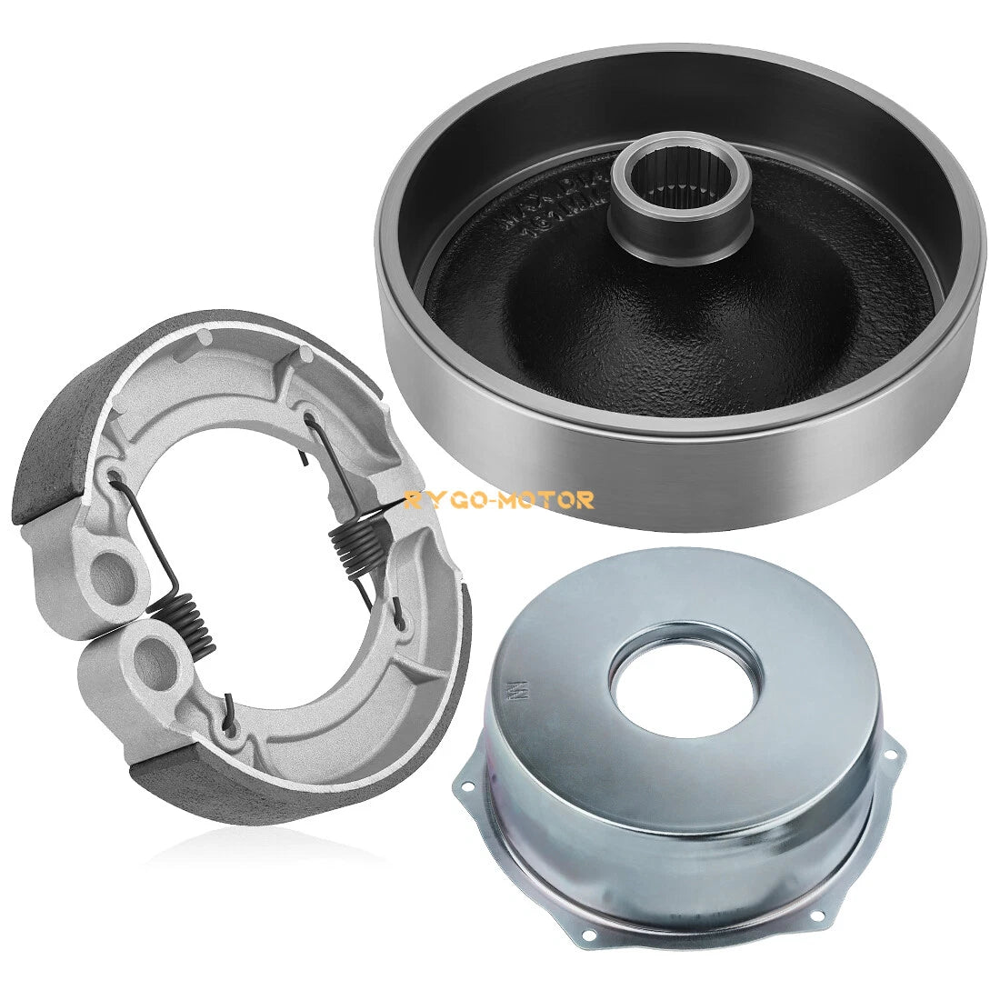 Rear Brake Drum Hub Shoes Cover for Yamaha Bruin 250 350 (2004–2006)