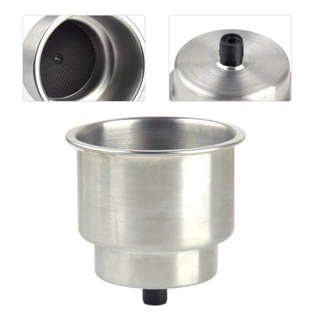 Stainless Steel Drink Bottle Cup Holder Mount for Marine Boat RV Truck