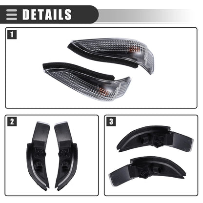 Rear Turn Signal Light for Toyota Corolla (2014) - Black Plastic 1 Set