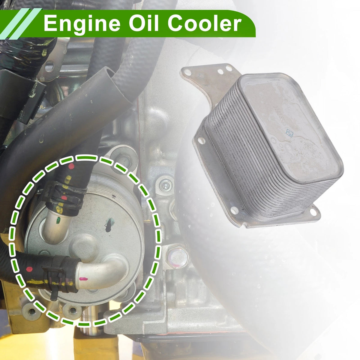 Engine Oil Cooler + Transmission Oil Cooler for BMW 320i XDrive