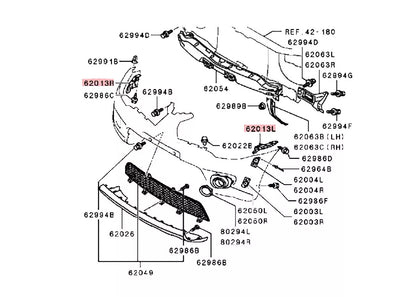 Front Bumper Bracket for Mitsubishi L200 Triton (2005-2014)