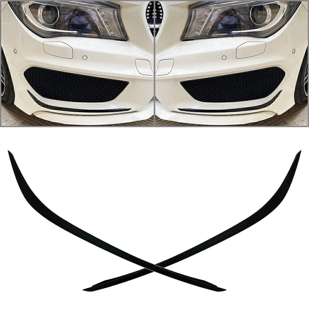 Front Bumper Lip Splitter Spoiler for Mercedes Benz CLA C117 (2013-2015)