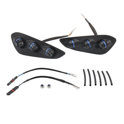 Blue Integrated Tail Light Rear Turn Signal for BMW S1000RR (2023-2024)