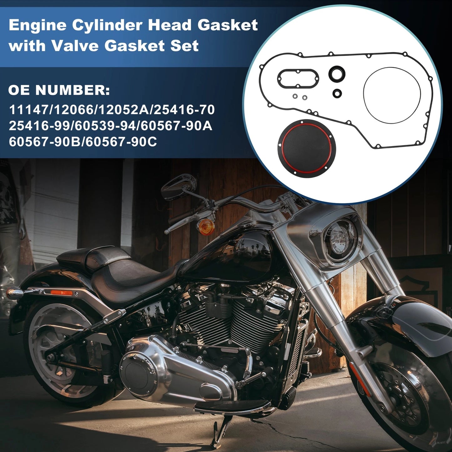 Primary Cover Gasket Kit for Harley Dyna (1999–2005)
