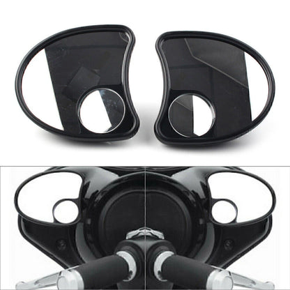 Fairing Mount Blind Spot Side Mirrors for Harley Batwing Touring (96-13)