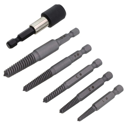6 x Stud Screw Extractor Remover for Pipes Bolt Easy Out Tool