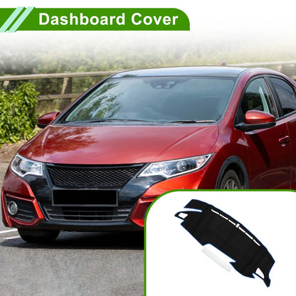 Dashboard Cover Mat for Honda Civic Type R FK7 FK8 FC1 (2017-2024) Black Blue