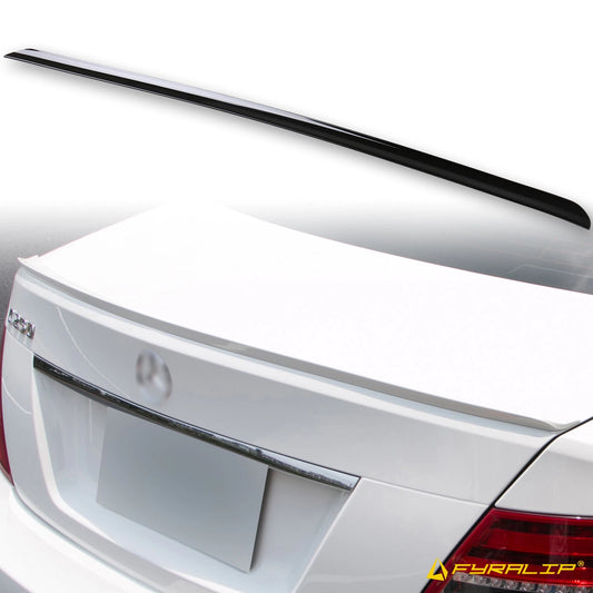 040 Black Boot Lip Spoiler for Mercedes-Benz W204 (2007-2014)
