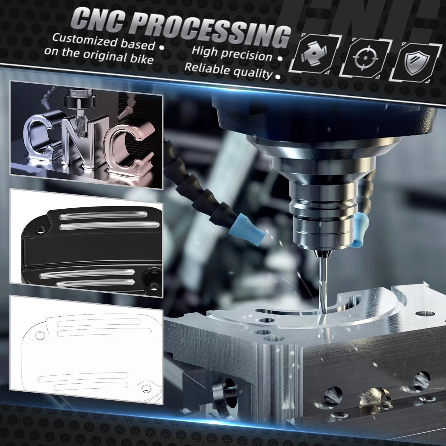 Clutch Reservoir Cover with Gasket for Harley Ultra Limited FLHTK (2017-2020)