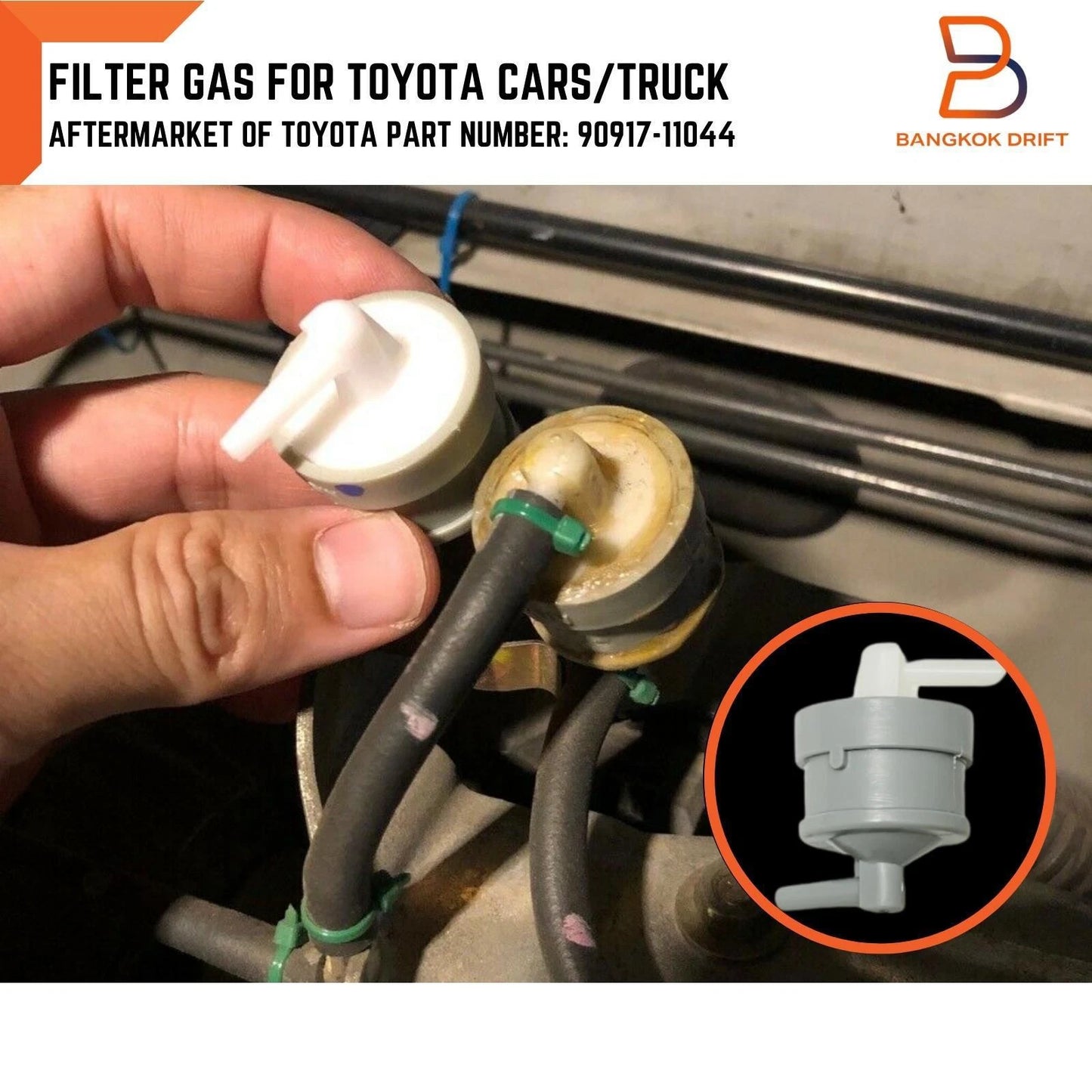 Diesel MAP Vacuum Hose Filter for Toyota Hilux (2005-2023)