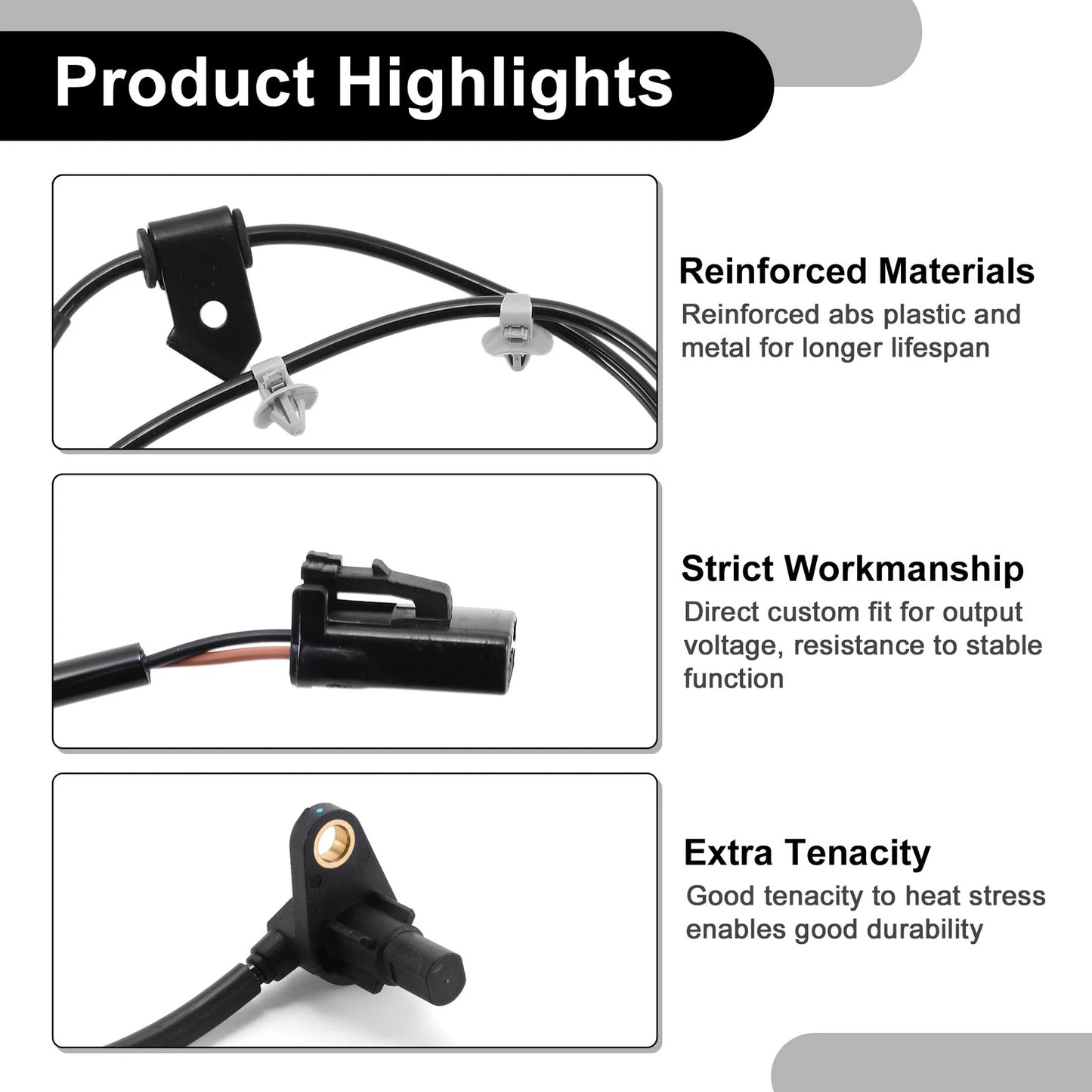 ABS Wheel Speed Sensor for Hyundai Tiburon (2003-2008)