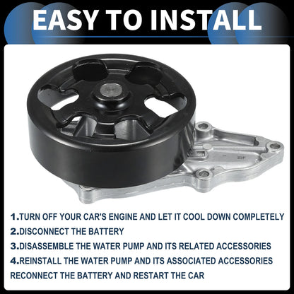 Water Pump for Acura ILX, Honda Civic (2013-2015)
