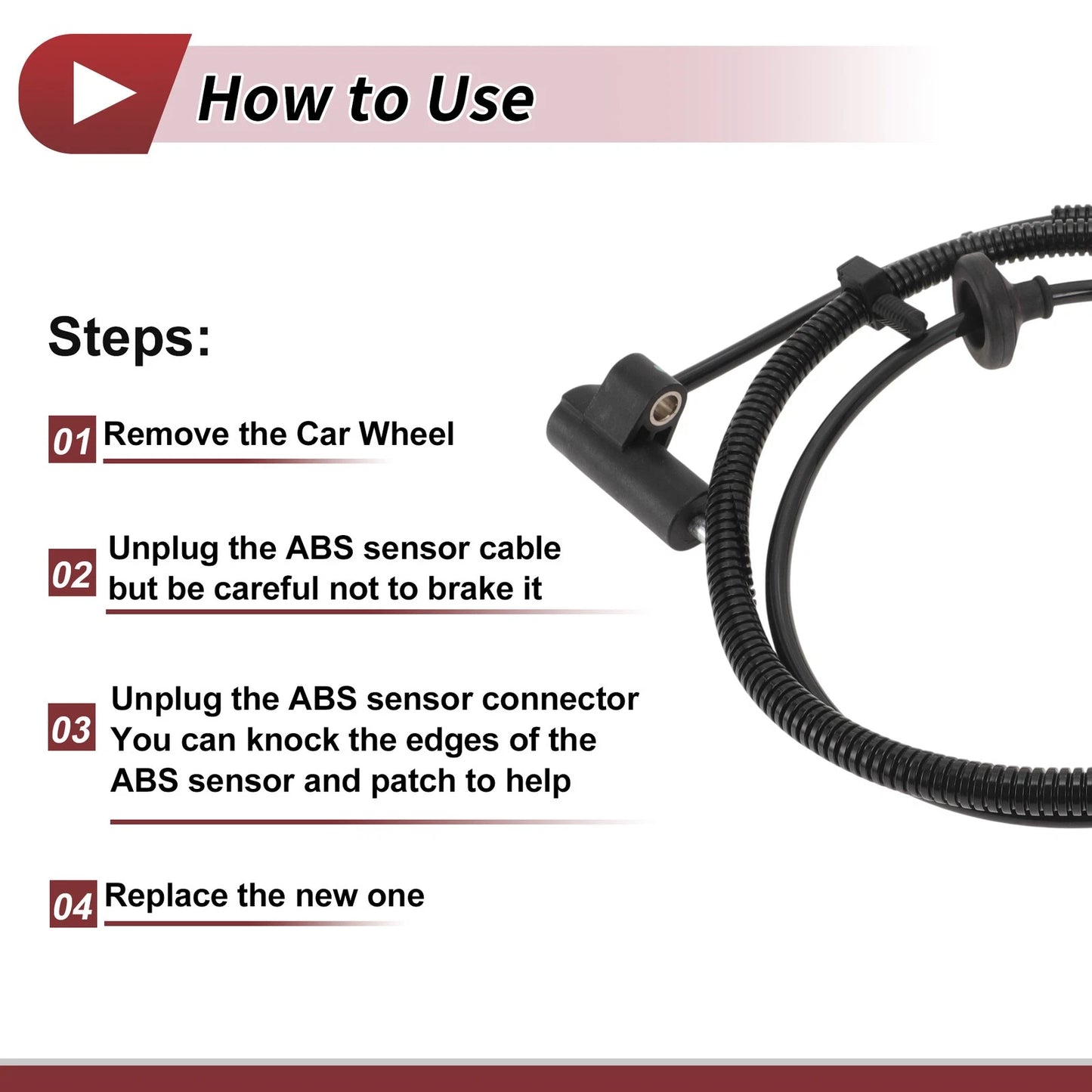 ABS Wheel Speed Sensor for Ford Crown Victoria (2005-2011)