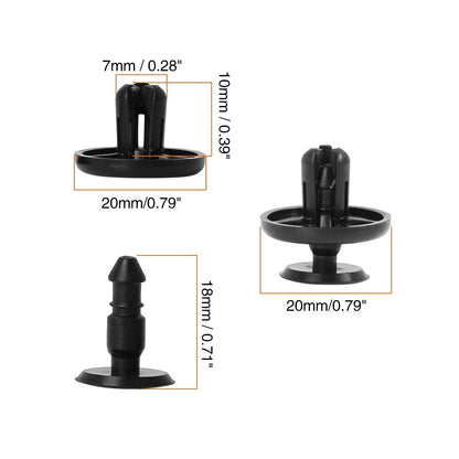 30 x Car Rivet Clips Retainer Fasteners for Toyota (Fits Various Models)