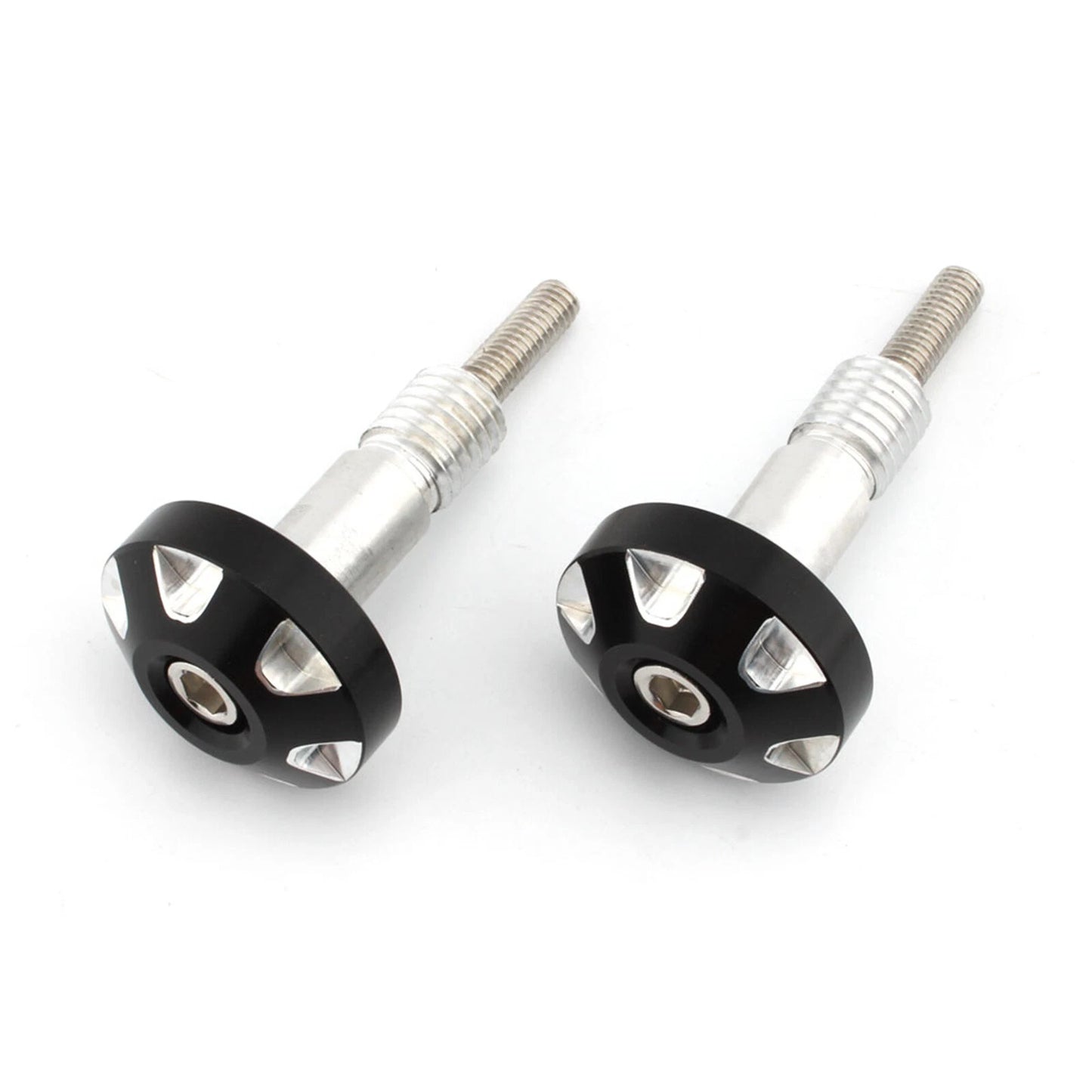 Black White Aluminum Handlebar Grip Ends Caps for BMW R18 (2020-2023)