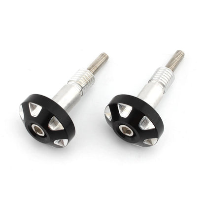 Black White Aluminum Handlebar Grip Ends Caps for BMW R18 (2020-2023)