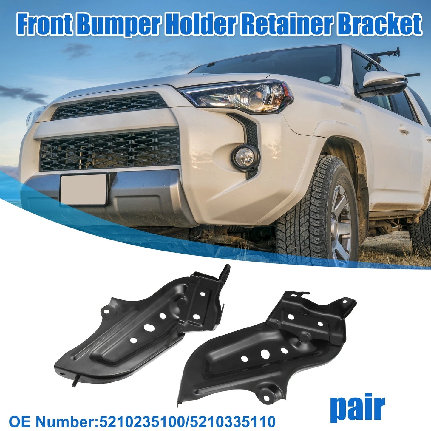 Front Bumper Mounting Support Bracket for Toyota 4Runner (2013–2022)