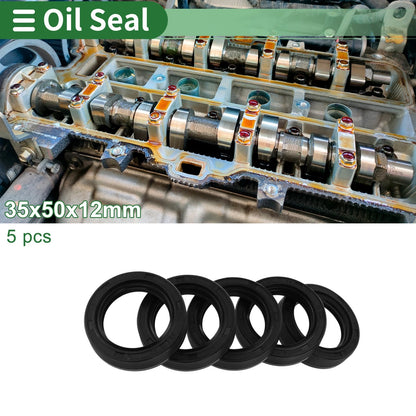 Oil Seal / 35x50x12mm / Rotary Shaft Seal NBR Rubber for Make Model