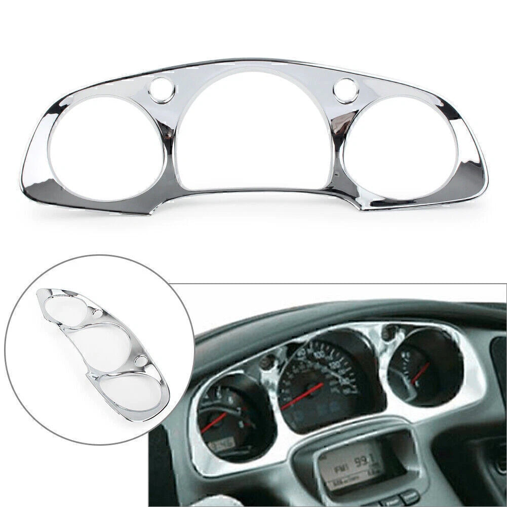 ABS Chrome Instrument Panel Accent Cover Trim for Honda Goldwing GL1800 (2001-2005)