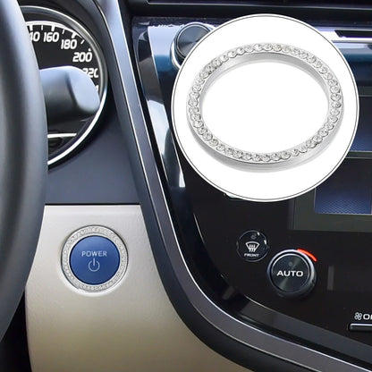 Engine Start Stop Button Cover for Honda Civic (2017-2020) Silver Tone