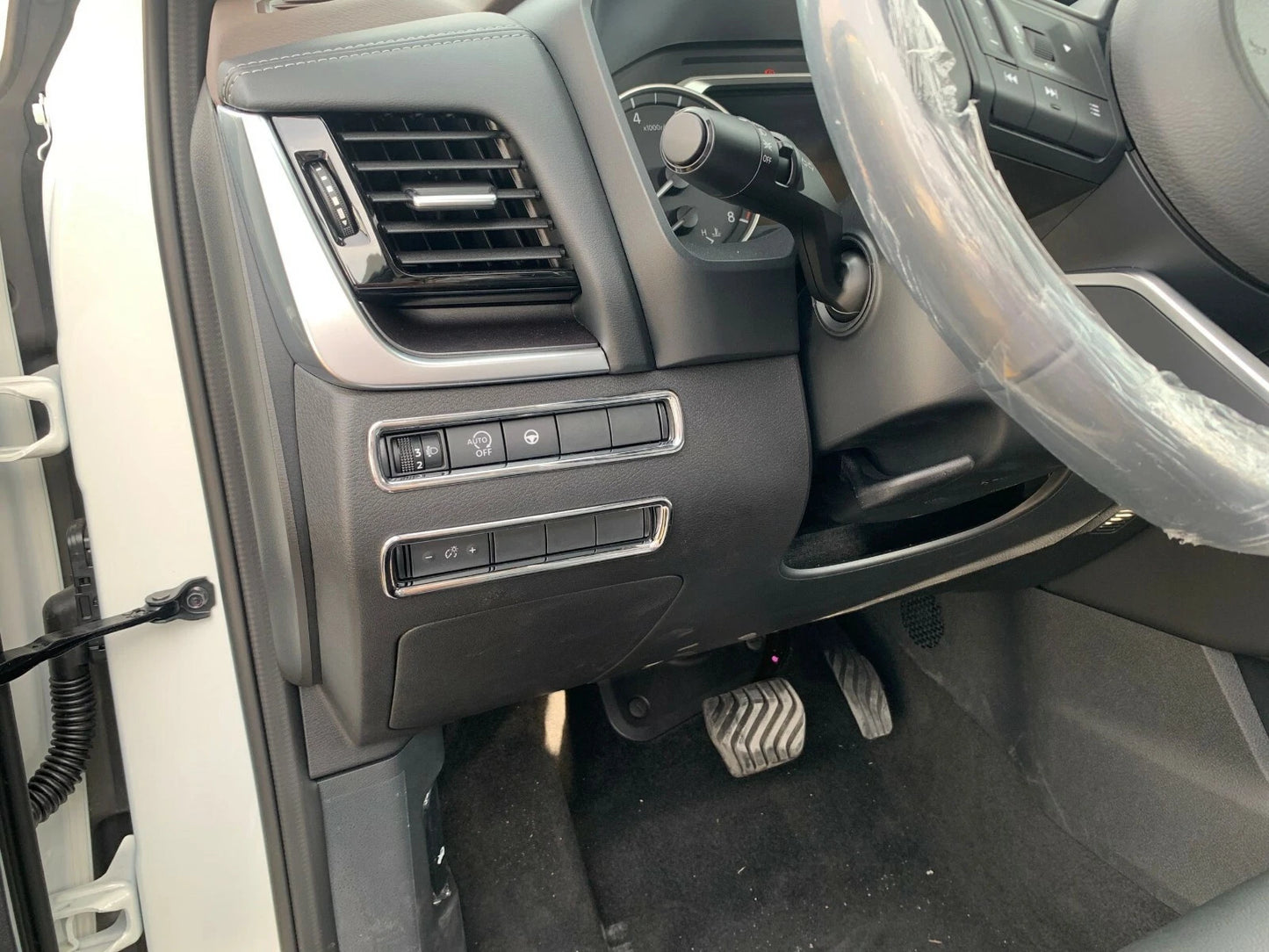 Inner Headlight Switch Button Cover Trim for Nissan Rogue (2021-2023)