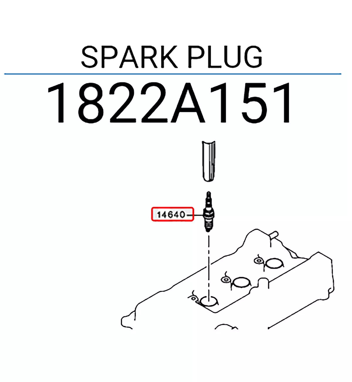 3 x Spark Plugs for Mitsubishi Mirage G4 (2012-2014)