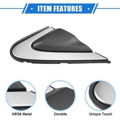 Front Right Side Door Mirror Flag Cover for Honda CR-V (2012-2016) Black