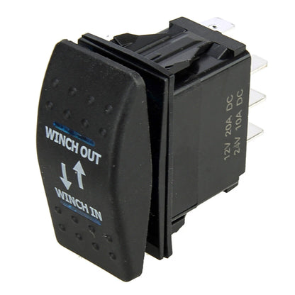 7 Pin Marine Boat Rocker Toggle Switch ON-OFF-ON LED Light 12V 24V