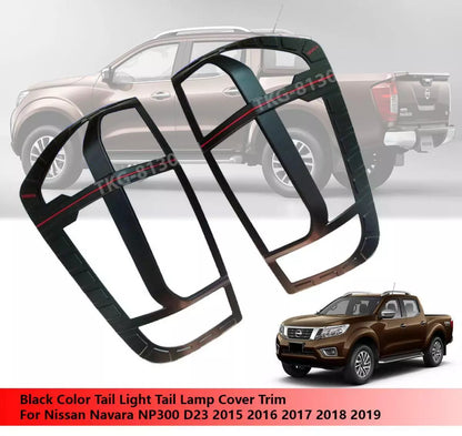 Tail Light Cover Black for Nissan Navara NP300 (2015-2019)