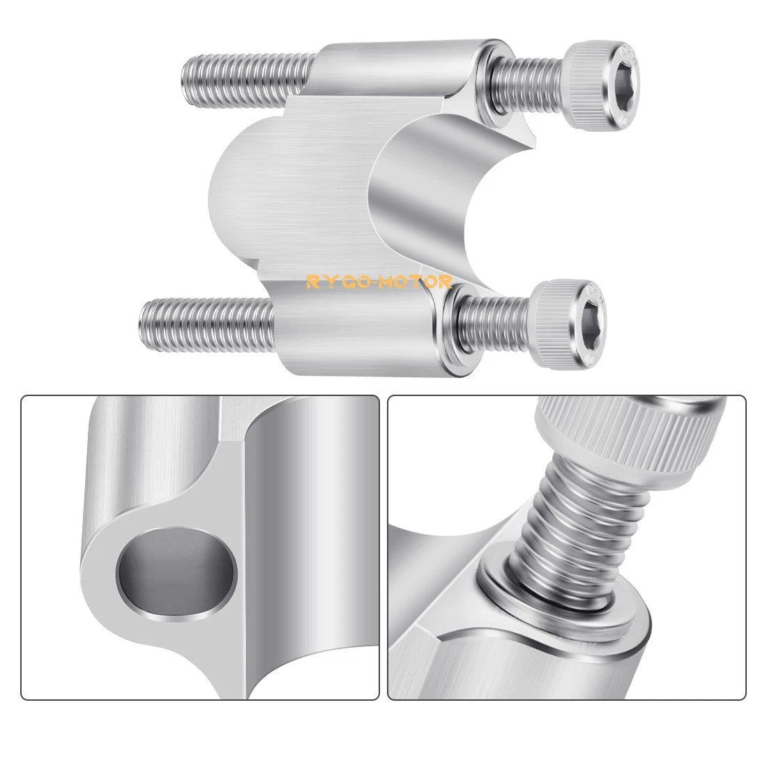 Handlebar Risers / 7/8 / Silvery for Motorcycle & ATV Dirt Bike