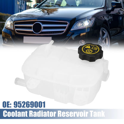 1 Set Coolant Radiator Reservoir Tank Coolant Bottle with Cap for Buick