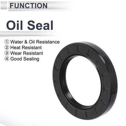 Oil Seal 50x75x10mm NBR Rubber 5 Pcs