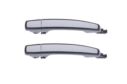 2 x Rear LH+RH Chrome, Black Base Outer Door Handle for Holden Cruze (2009–2016)