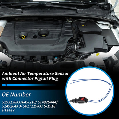 Ambient Air Temperature Sensor with Connector