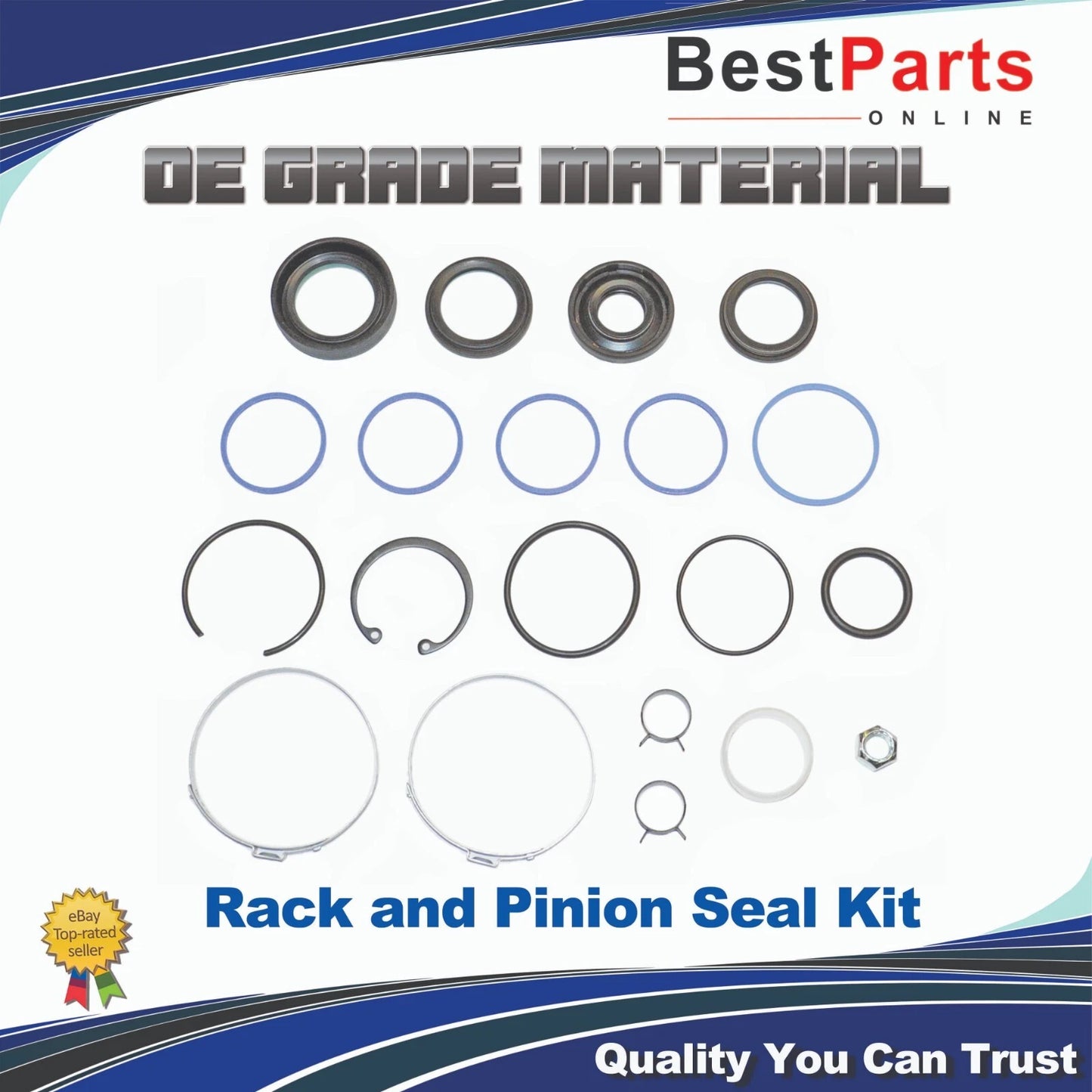Power Steering Rack and Pinion Seal Kit for 2WD Chevrolet Silverado 1500