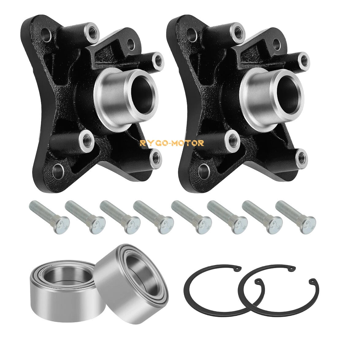 2 x Rear Wheel Hubs & Bearing for Polaris RZR XP 900 (2011–2013)
