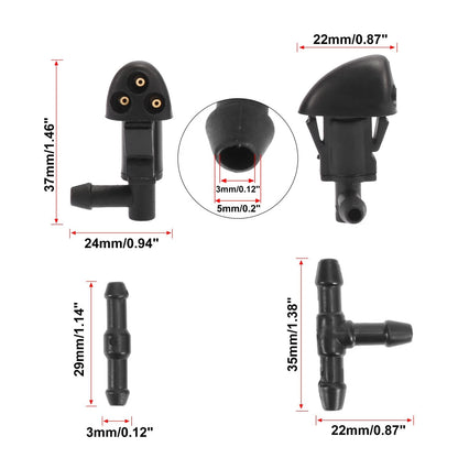 5 x Windshield Wiper Fluid Squirter Nozzle for Chevrolet Cruze (2009-2014)