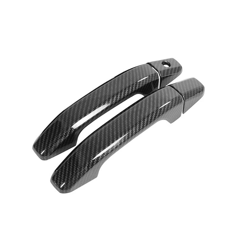 Carbon Fiber Door Handle Cover Trim Set for GMC Sierra 2500 3500 HD (2014-2023)