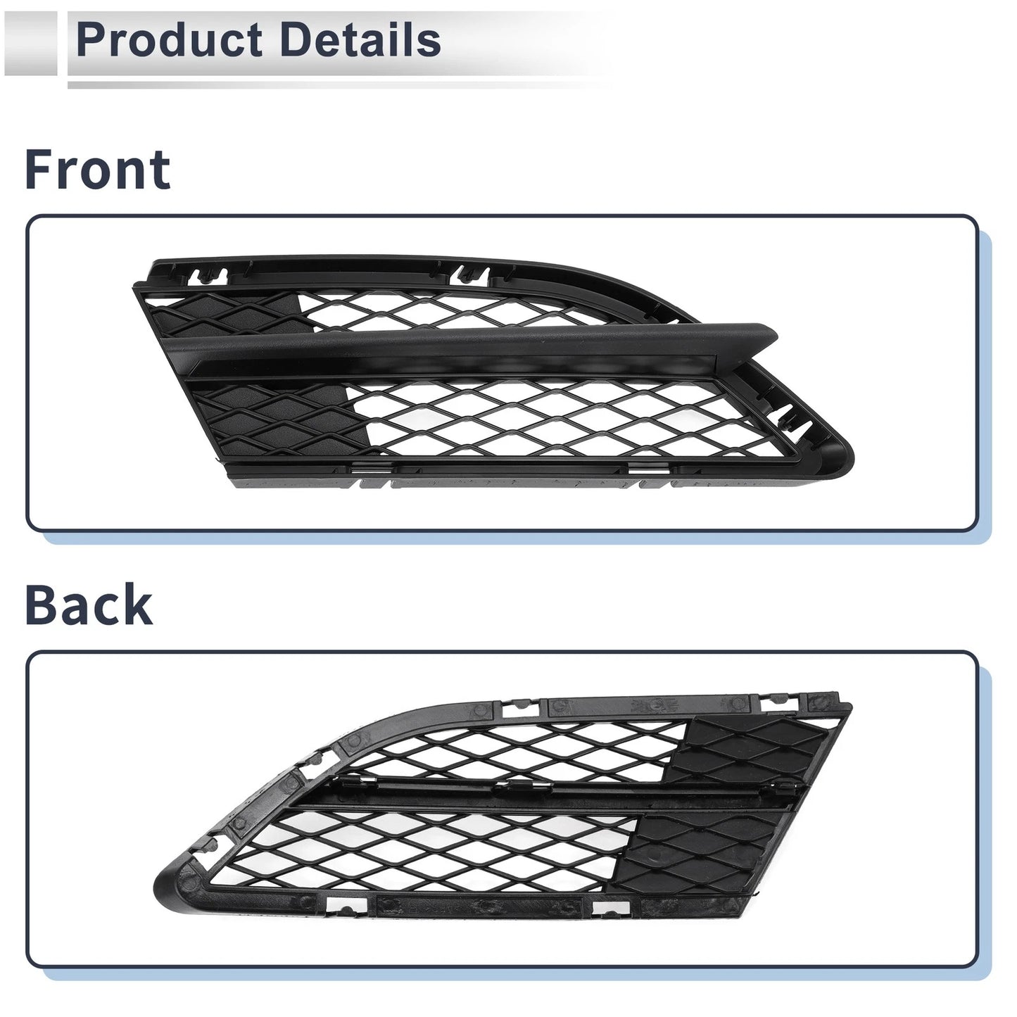 1 Pc Front Right Fog Light Grill for BMW 335i (2008-2012)