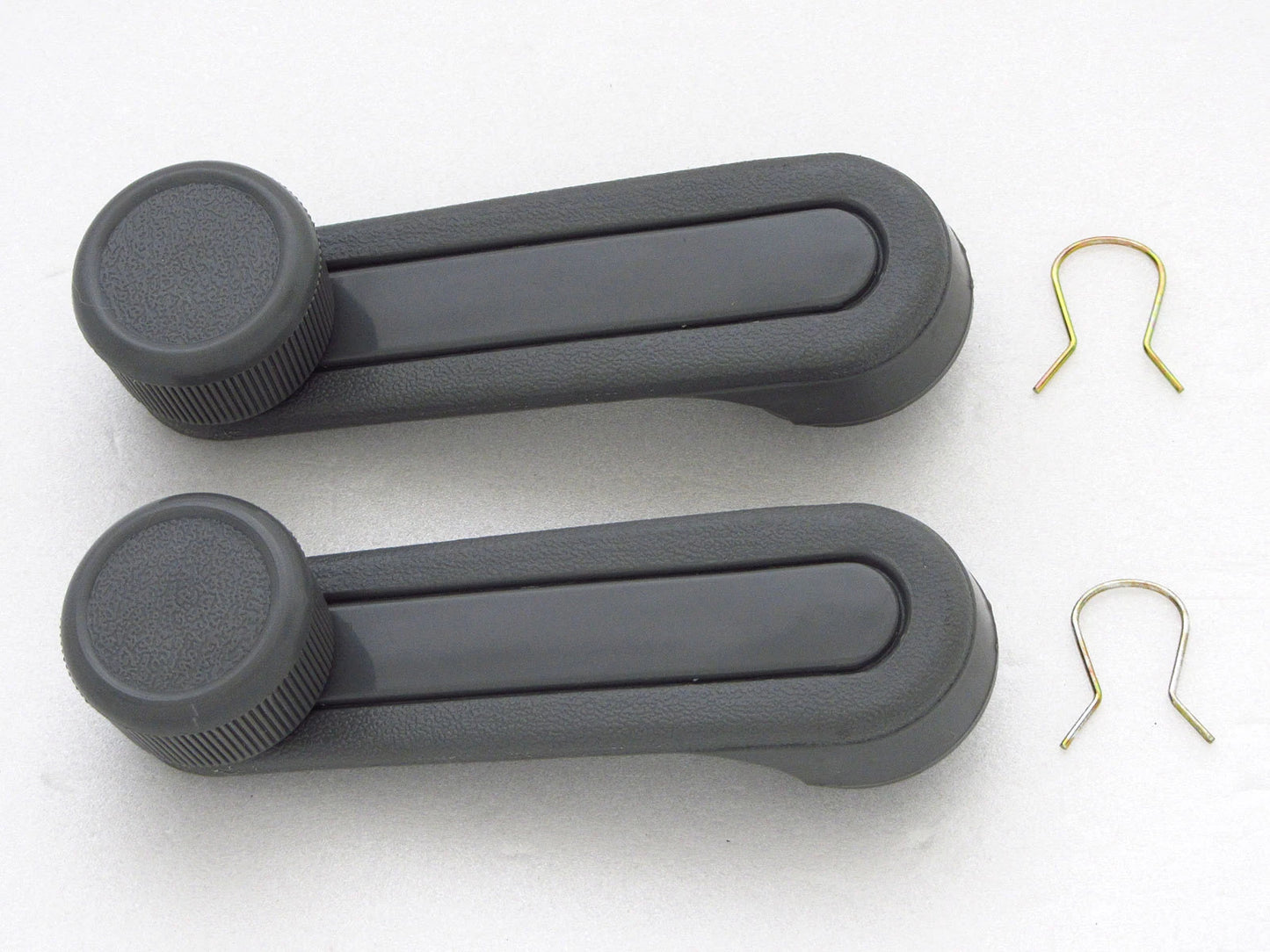 Window Winders Handle Crank for 2005-2012 Toyota Hilux Vigo SR5 (2 x Grey)