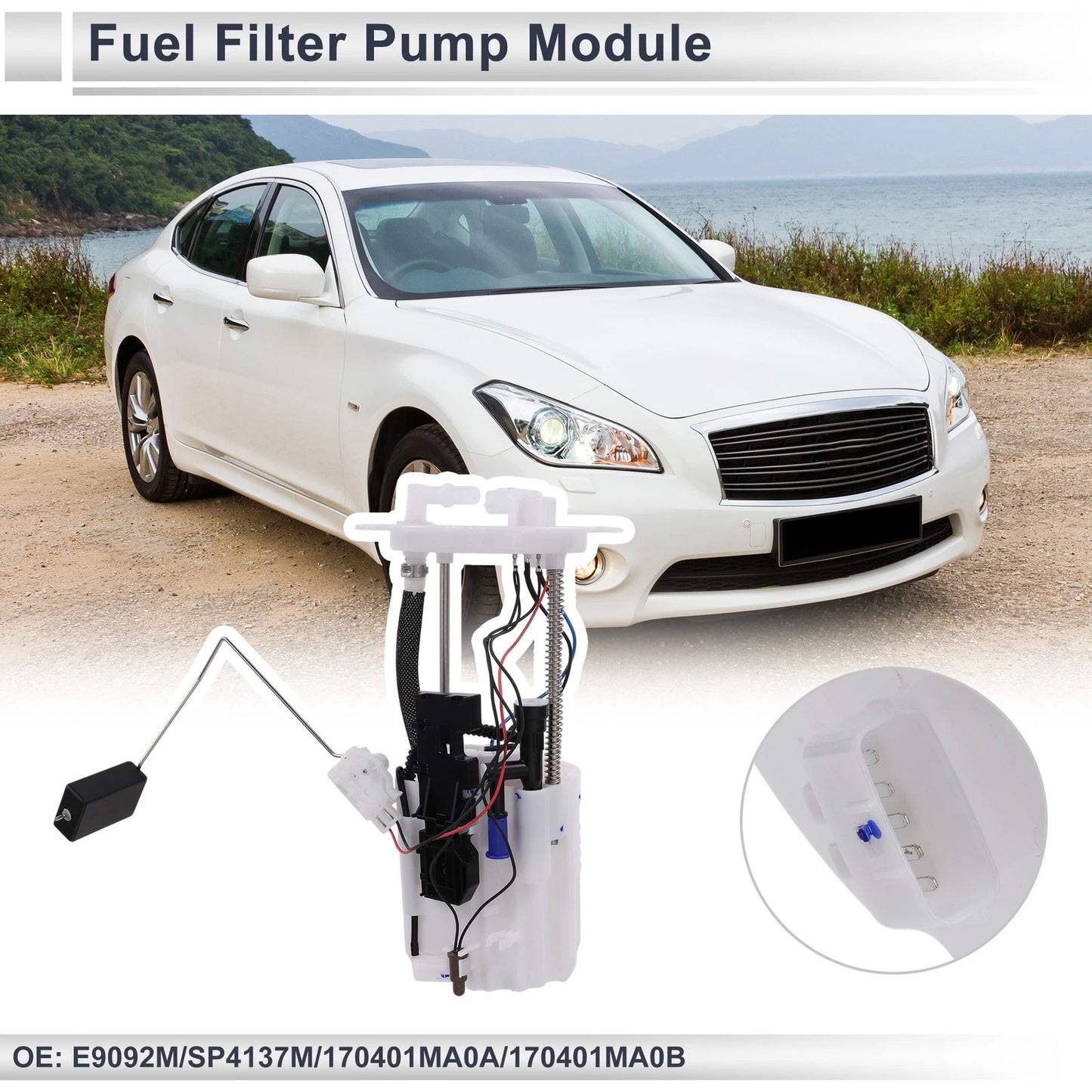 Fuel Pump Assembly for Infiniti M35h M37 Q50 Q70 (2011-2013)