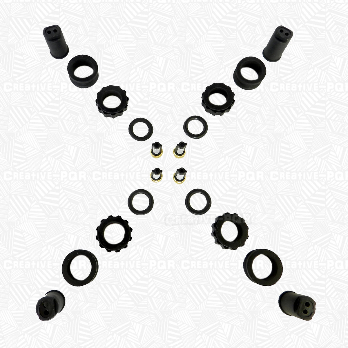 Injector Service Kit for Mitsubishi Galant, Lancer, Nimbus, Proton, Suzuki (4 Cyl)