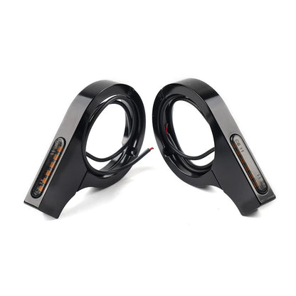 50-54MM LED Turn Signal Light Indicator Amber for Harley Touring Dyna