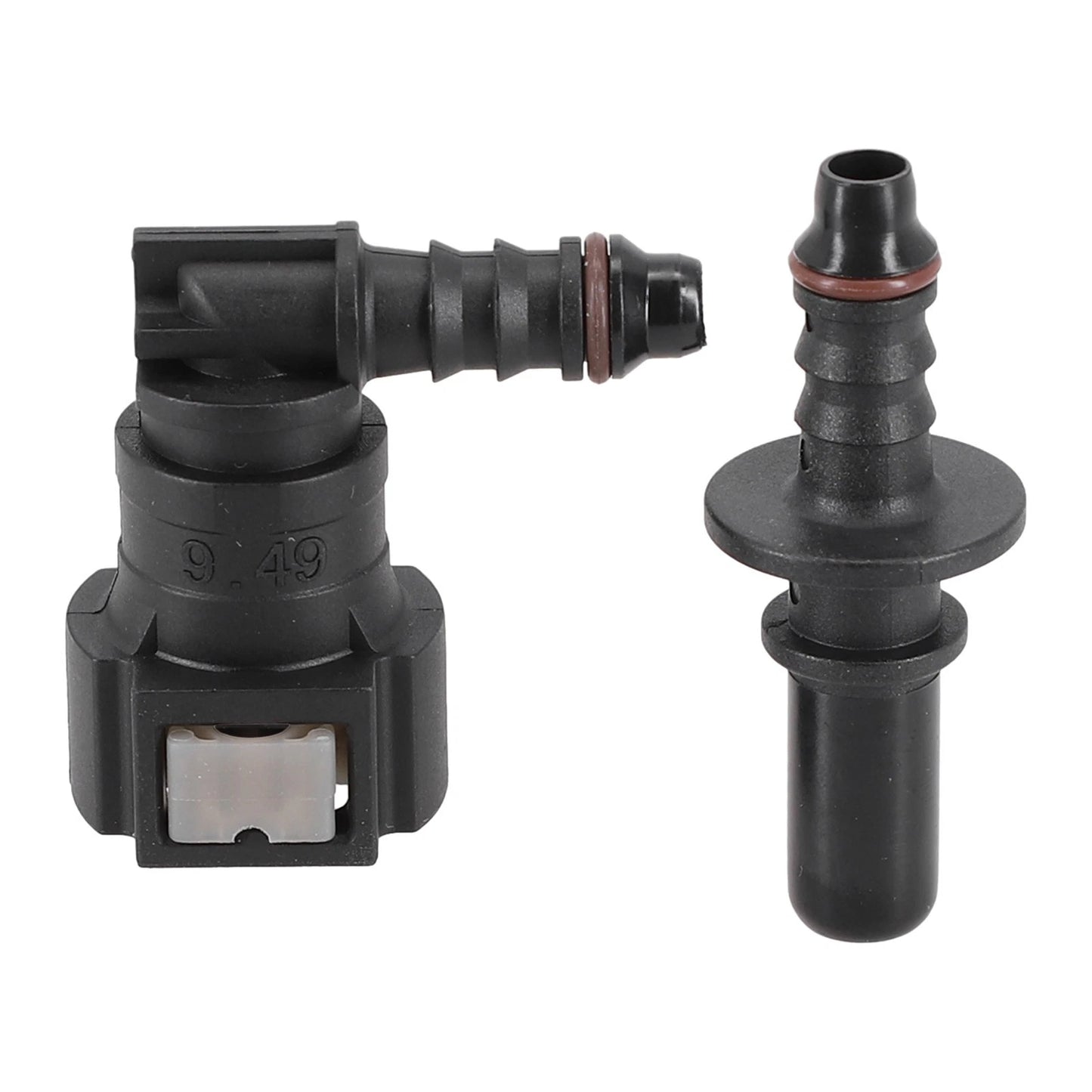 14 x Nylon Fuel Line Quick Disconnect 90° Elbow ID 6mm for SAE 9 49