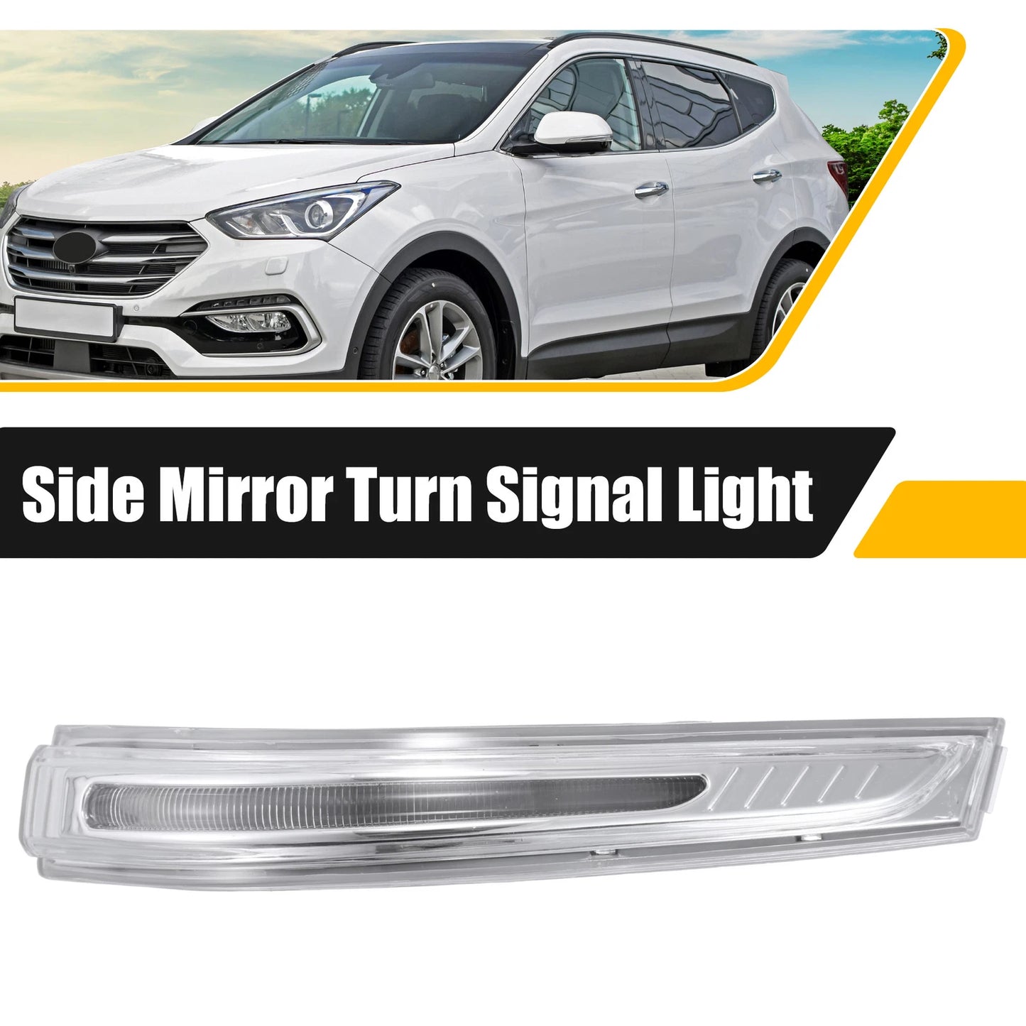 Left Side Mirror LED Turn Signal Light for Hyundai Santa (2013-2019)