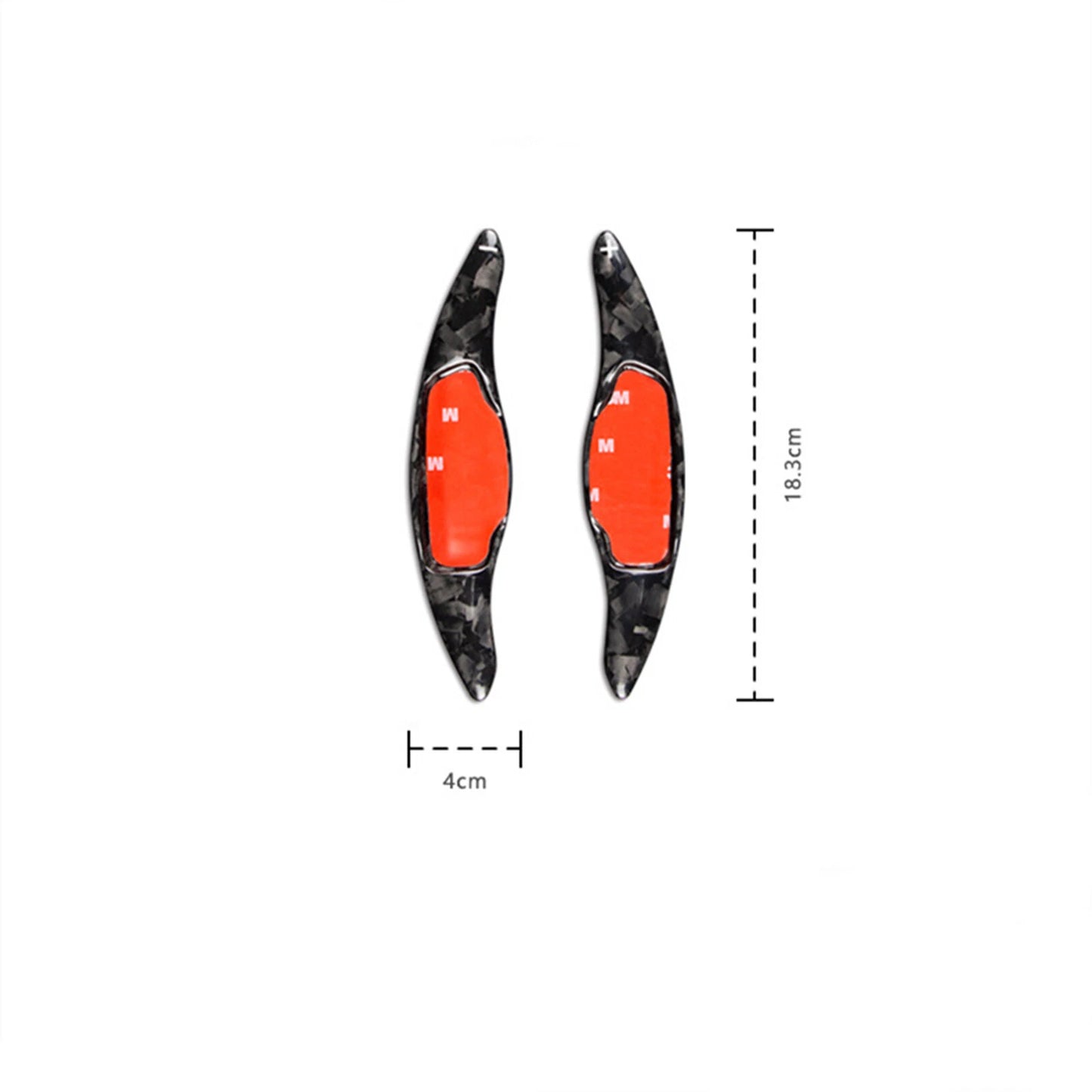 2 x Steering Wheel Shift Paddle Extensions for KIA Stinger (2018-2023)